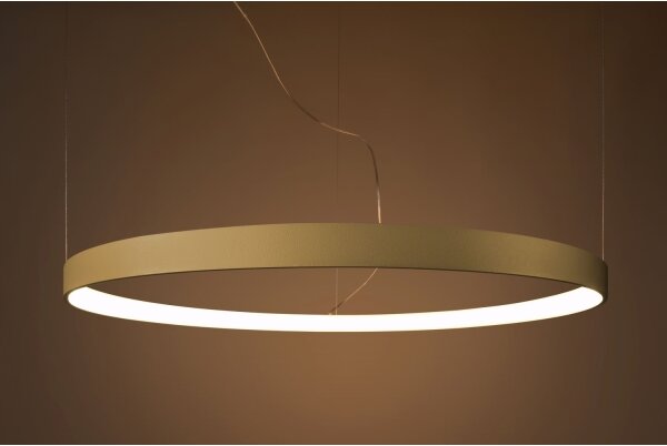 Thoro TH.174 - LED Lustr na lanku RIO LED/50W/230V CRI90 3000K pr. 78 cm zlatá