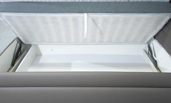 Americká postel boxspring YOGA, s úložným prostorem