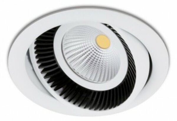 BPM Zápustné svítidlo LUK černo-bílé LED 9,3W 60st. 3000K 975lm 20028.BW.D60.3K