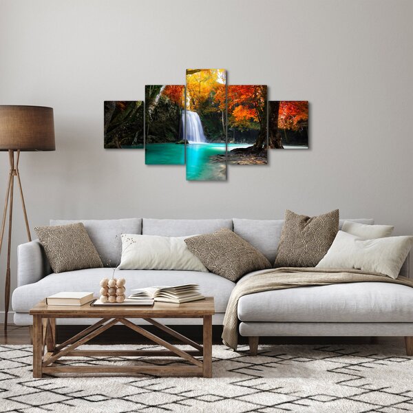 Obraz - Smaragdová laguna (125x70 cm)