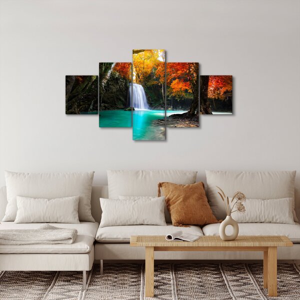 Obraz - Smaragdová laguna (125x70 cm)