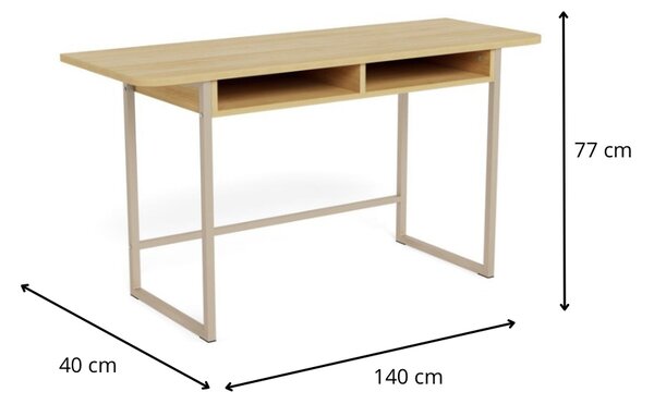 Actona Konzolový stolek Darlington 140 cm dub přírodní