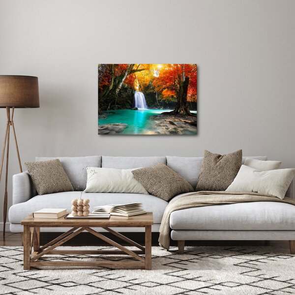 Obraz - Smaragdová laguna (70x50 cm)