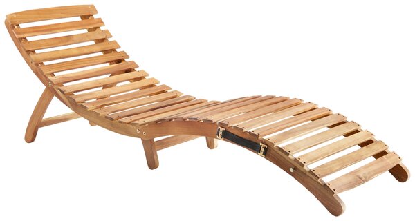 ZAHRADNÍ LEHÁTKO, barvy akácie, tmavě šedá Ambia Garden - Online Only zahradní nábytek, Online Only