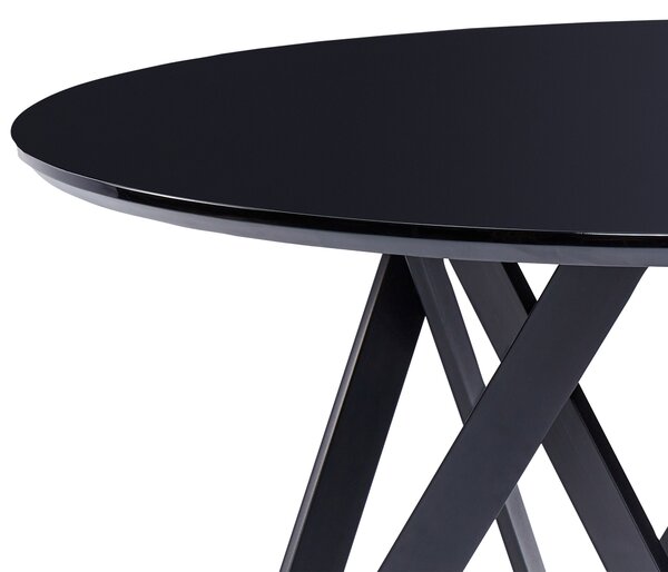 Jídelní stůl OXHILL Černá 120 cm 120 cm