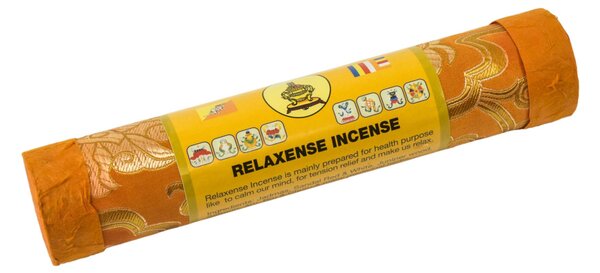 Bhútánské vonné tyčinky "Relaxense Incense", 20x4cm
