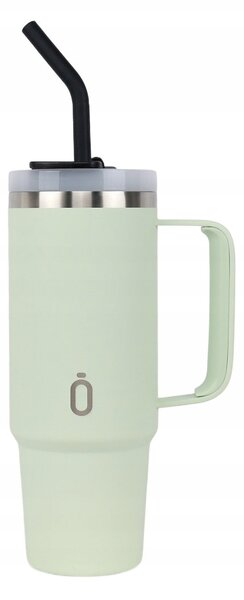 Runbott Latt Termohrnek s rukojetí a brčkem - 800 ml, Melounový