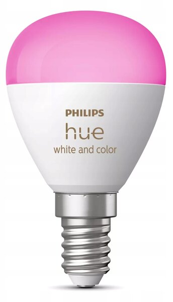 LED žárovka Philips Hue E14 5,1W = 40W RGB SMART White and Color Ambiance