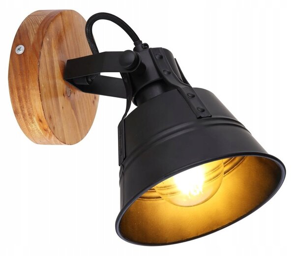 Nástěnné svítidlo Globo béžové, černé E27 60 W
