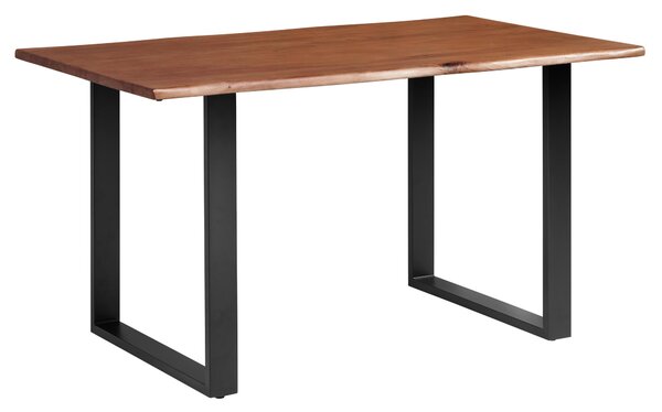 JÍDELNÍ STŮL, akácie, černá, barvy vlašských ořechů, 140/80/76 cm P & B - Online Only jídelní stoly, Online Only