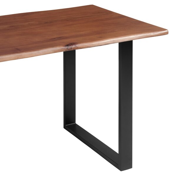 JÍDELNÍ STŮL, akácie, černá, barvy vlašských ořechů, 140/80/76 cm P & B - Online Only jídelní stoly, Online Only