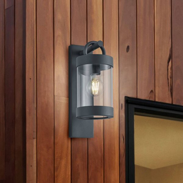 Trio Lighting Venk.nást.světlo Sambesi se senzorem stmívání, Černá, Hliník, Moderní
