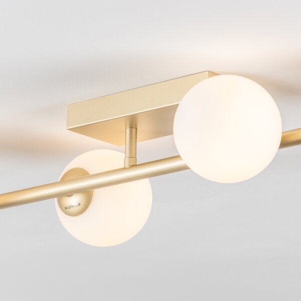 Brilagi - LED Přisazený lustr MILLA 4xG9/3W/230V zlatá/bílá