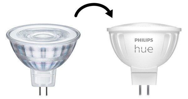 Hue WA LED žárovka GU5,3 MR16 5,1W 12V 400lm 2200K-6500K IP20