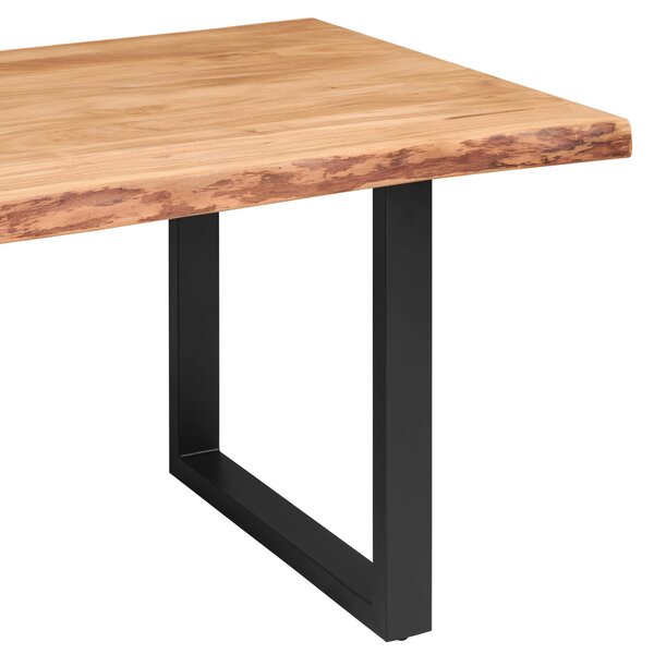 JÍDELNÍ STŮL, akácie, černá, barvy akácie, 180/90/76 cm P & B - Online Only jídelní stoly, Online Only