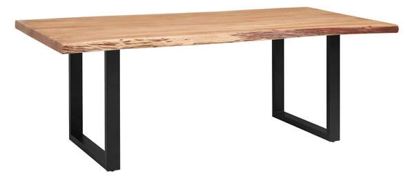 JÍDELNÍ STŮL, akácie, černá, barvy akácie, 220/100/76 cm P & B - Online Only jídelní stoly, Online Only