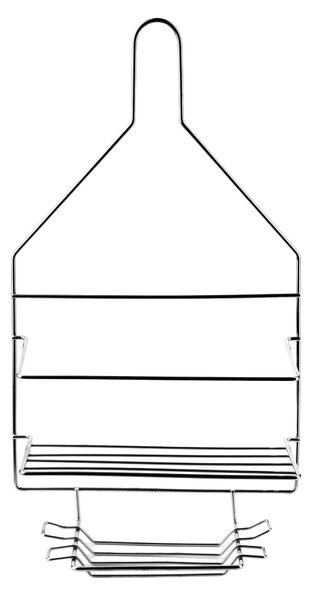 Bathlab Koupelnová polička CARL SILVER 23x41,5 cm stříbrná
