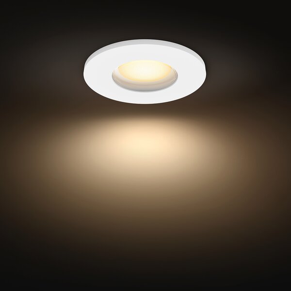 Hue Adore recessed koupelnové svítidlo kulaté 1x4,2W, 2000-6500K, IP44, bílá