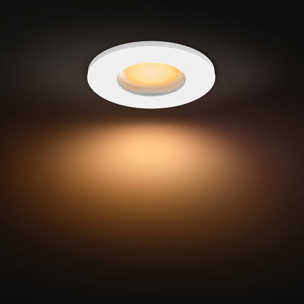 Hue Adore recessed koupelnové svítidlo kulaté 1x4,2W, 2000-6500K, IP44, bílá