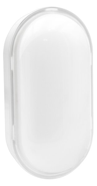 CENTURY SIMPLY LED stropní svítidlo venkovní bílé Oval 16W 4000K 1280lm CB IP65