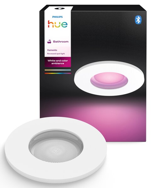 Hue Xamento recessed podhledové LED svítidlo 1x4,2W, 2000-6500K, IP44, bílá