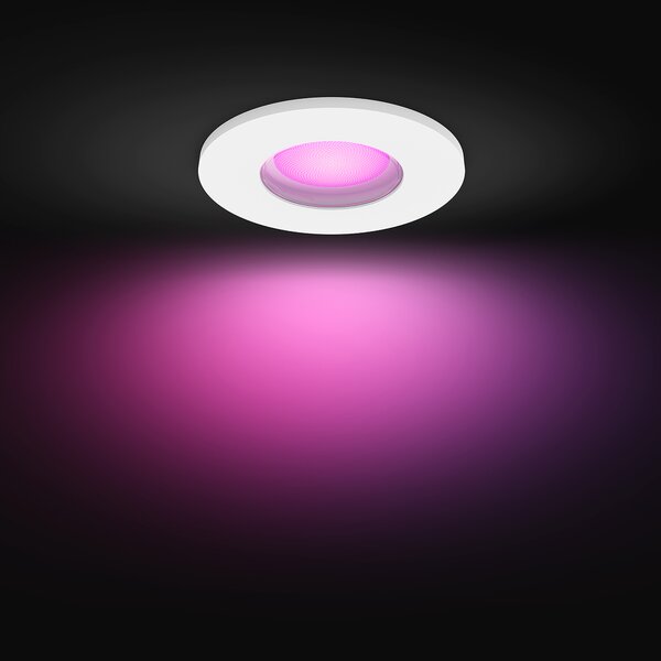 Hue Xamento recessed podhledové LED svítidlo 1x4,2W, 2000-6500K, IP44, bílá