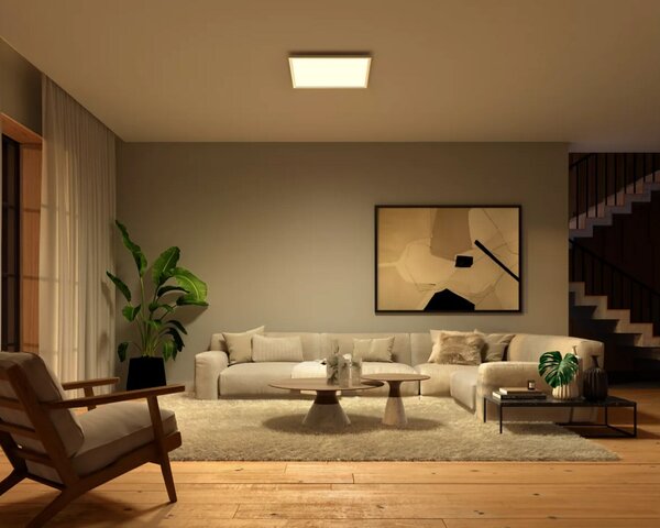 Hue Surimu přisazený LED panel SQ (čtverec) 60x60cm, nastavitelné bílé/barevné světlo