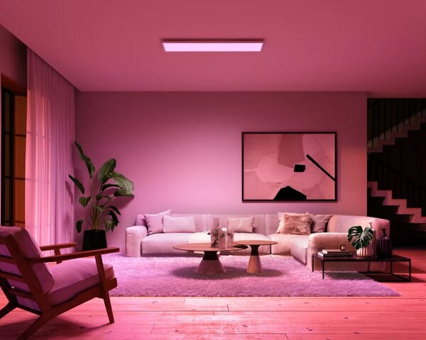Hue Surimu přisazený LED panel REC (obdelníkový) 120x30cm, nastavitelné bílé/barevné světlo