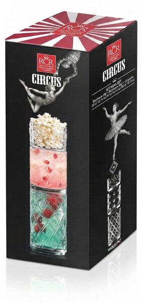 RCR CIRCUS SKLENICE SADA 3KS