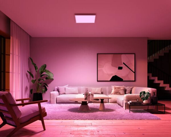 Hue Surimu přisazený LED panel SQ (čtverec) 60x60cm, nastavitelné bílé/barevné světlo