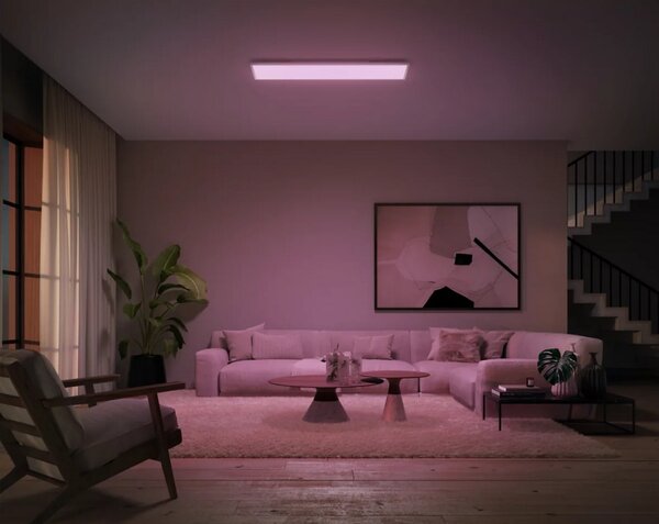Hue Surimu přisazený LED panel REC (obdelníkový) 120x30cm, nastavitelné bílé/barevné světlo