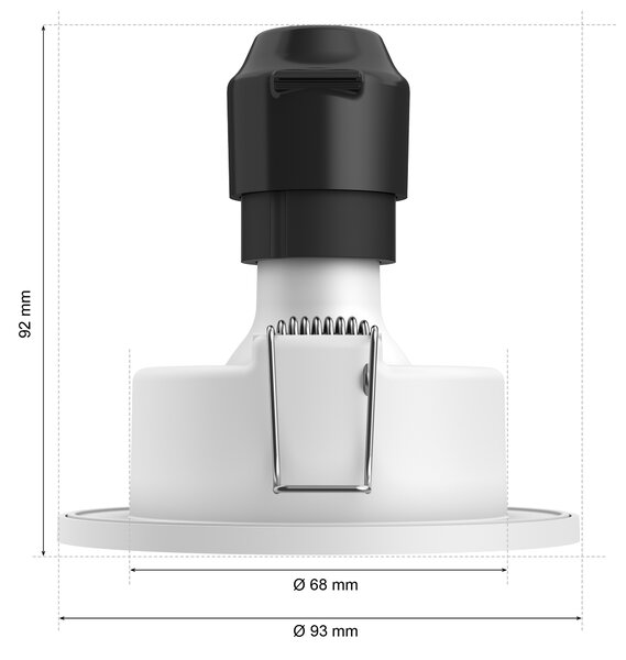 Hue Xamento recessed podhledové LED svítidlo 1x4,2W, 2000-6500K, IP44, bílá