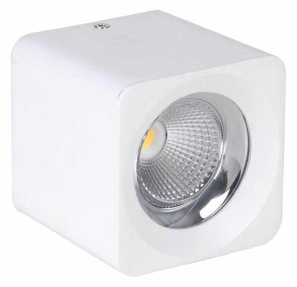 CENTURY Stropní SVÍTIDLO LED QUBE BÍLÉ 90x90x90mm 10W/230VAC 4000K 800Lm 45d IP20 CEN QBBI-109040