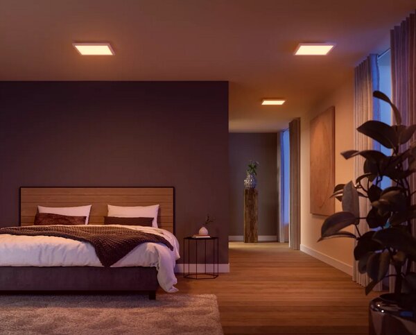 Hue Surimu přisazený LED panel SQ (čtverec) 30x30cm, nastavitelné bílé/barevné světlo