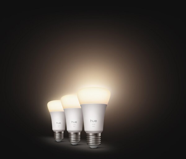 Hue W 810 smart žárovka A60 E27, 7W, 810lm, teplá bílá (3 ks)