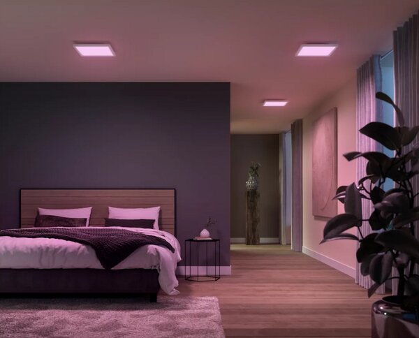 Hue Surimu přisazený LED panel SQ (čtverec) 30x30cm, nastavitelné bílé/barevné světlo