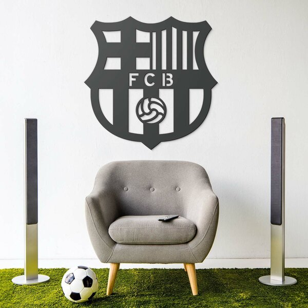 DUBLEZ | Dřevěné logo klubu - FC Barcelona | Obraz