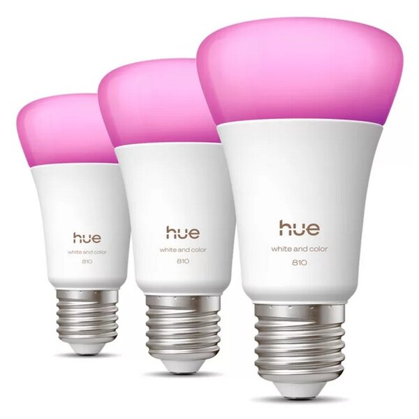 Hue WCA 810 smart žárovka A60 E27,6W, 810lm (3ks)