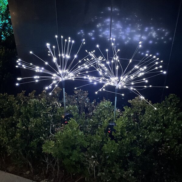 Solární vánoční dekorativní světlo ohňostroj, Firework, 2ks, různé barvy na výběr Barva: Různobarevná