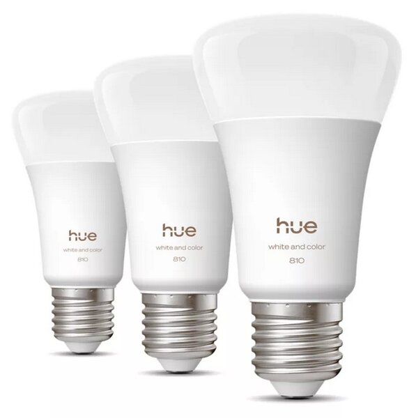 Hue WCA 810 smart žárovka A60 E27,6W, 810lm (3ks)