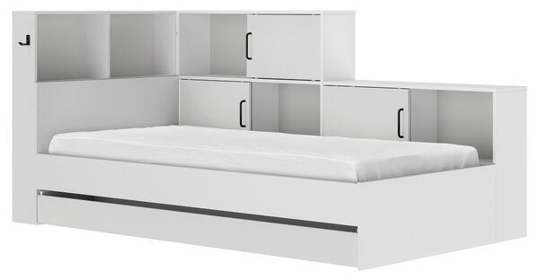 POSTEL S ÚLOŽNÝM PROSTOREM, 90/200 cm, bílá MID.YOU - Online Only dětské postele, Online Only