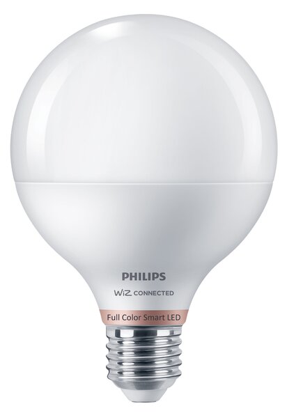 WiZ Smart LED Kulová žárovka 11 W (ekv. 75 W) 1055lm 2200-6500K G95 E27