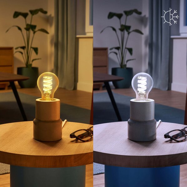WiZ Smart LED Žárovka s tradičním vzhledem, čirá, 40 W 470lm 2200-6500K (RGB) A60 E27