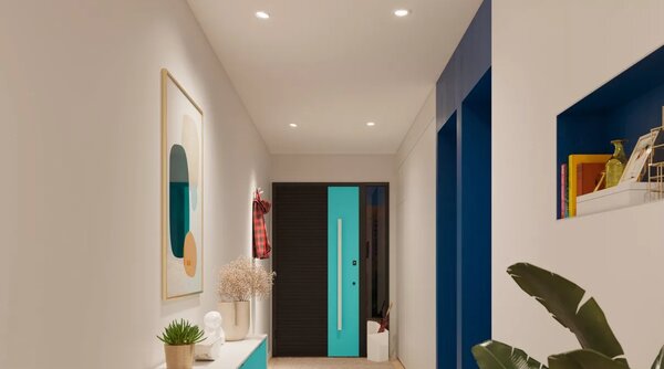 Philips LED bodové svítidlo GU10, sada s RGB žárovkou, bílá, 3 režimy