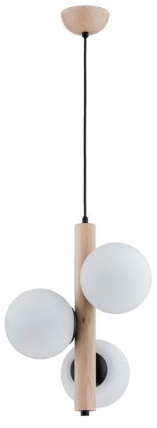 Lustr na lanku KANET 3xE14/40W/230V béžová/bílá