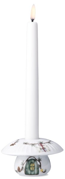 Kähler Design Porcelánový svícen Hammershøi Christmas Mushroom - 6 cm KD598