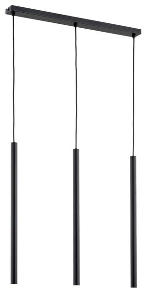 Lustr na lanku COLLET 3xG9/40W/230V černá