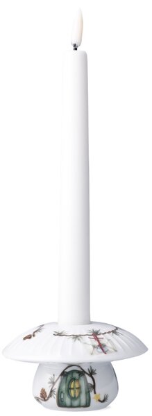 Kähler Design Porcelánový svícen Hammershøi Christmas Mushroom - 6 cm KD598