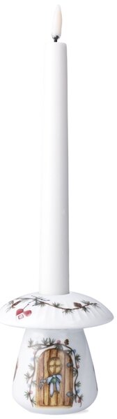 Kähler Design Porcelánový svícen Hammershøi Christmas Mushroom - 9 cm KD597
