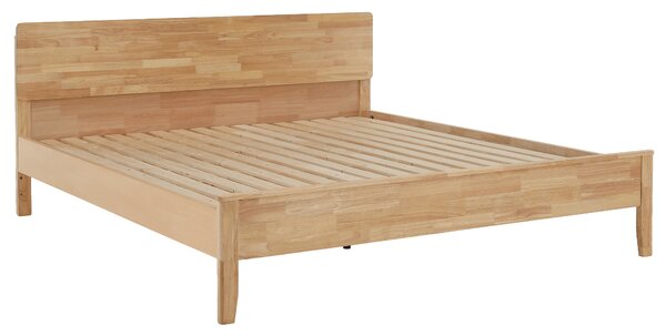 Manželská postel 160 cm Novedades (přírodní) (s roštem)